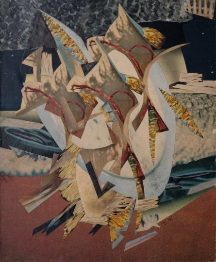 Hannah Höch, Epos (Detail), 1957, ifa Kunstsammlung, Foto © Christian Vagt, © Bildrecht Wien, 2024