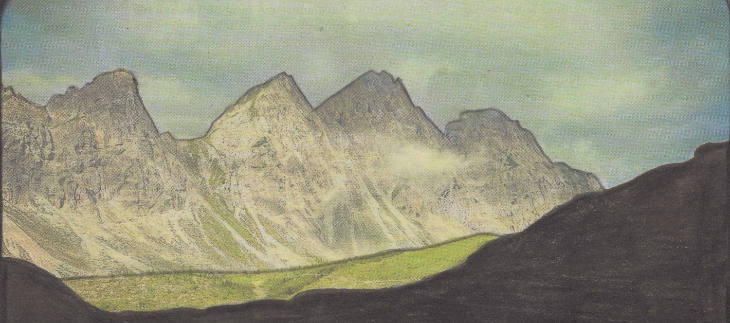 Leopold Strobl, Ohne Titel, 2021, 7,2 x 14,6 cm, Bleistift, Farbstifte auf Zeitungspapier, kaschiert auf Papier, Objektrahmen Weiß, Courtesy galerie gugging